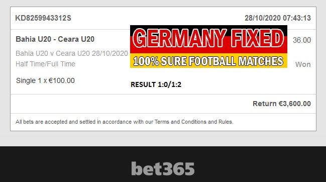 Accurate soccer fixed bets