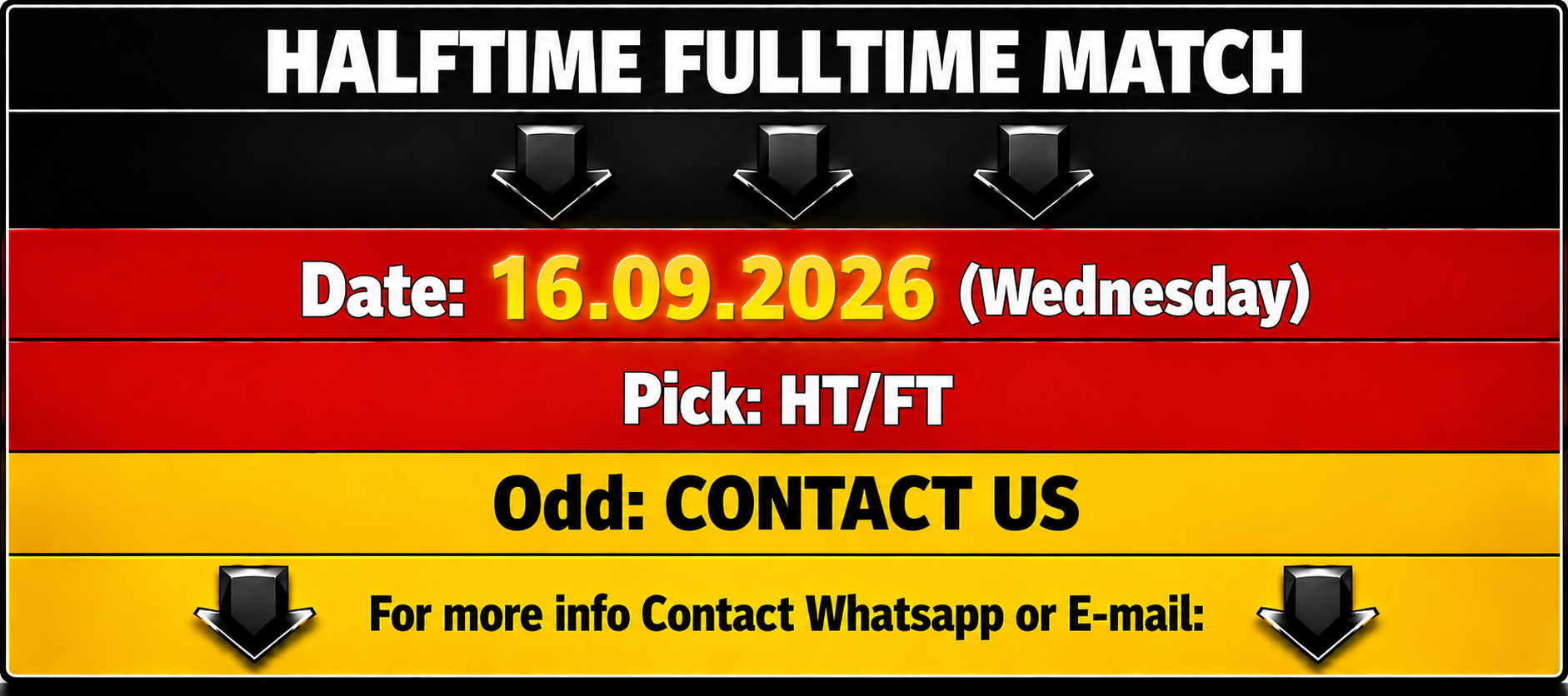 Halftime fulltime fixed match