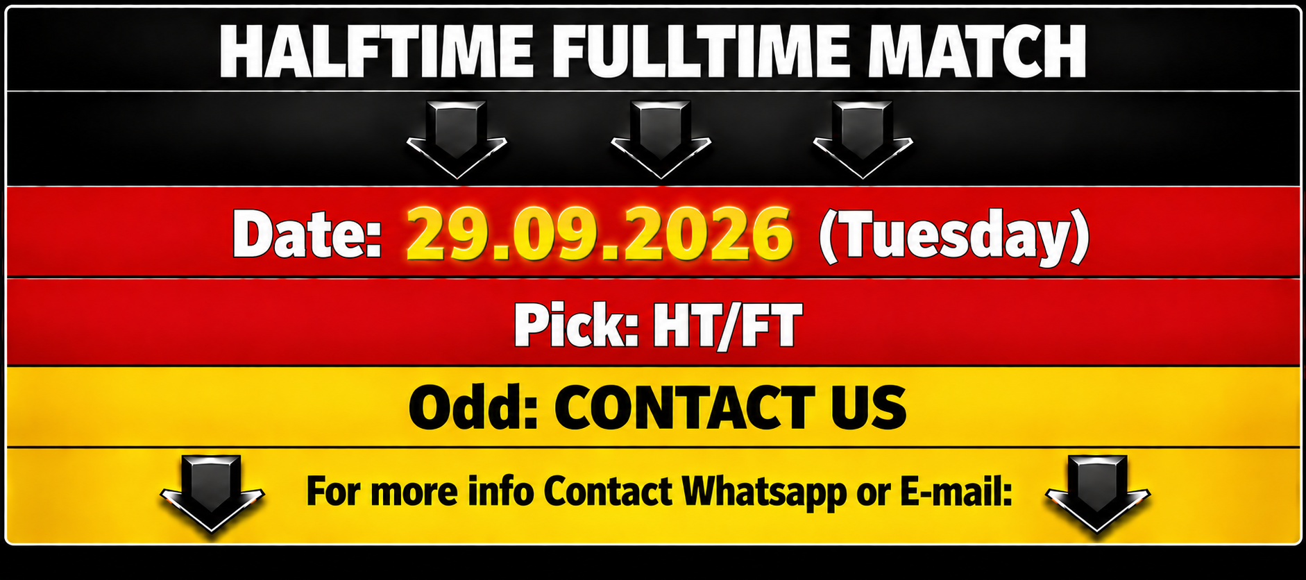 Halftime fulltime fixed match