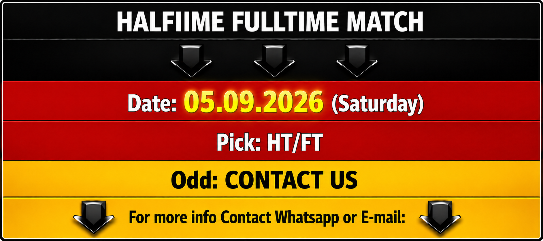 t Halftime fulltime fixed match Halftime fulltime fixed match