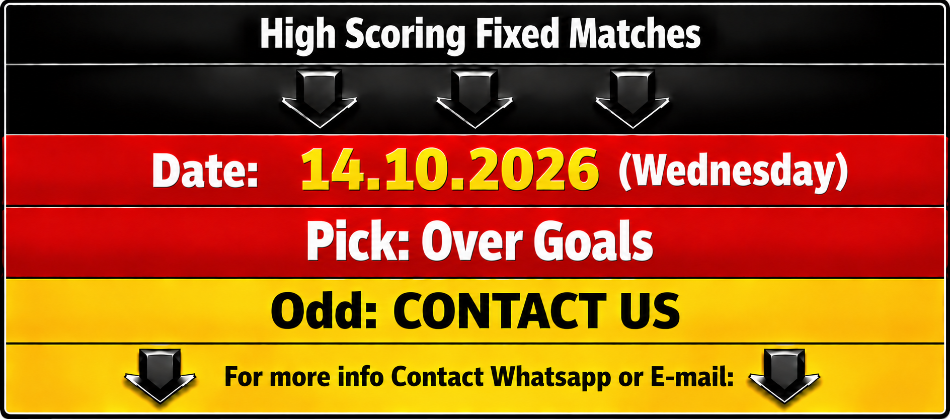 High scoring fixed matches