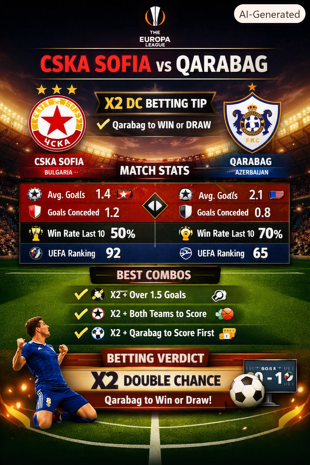 X2 double chance betting tip explained